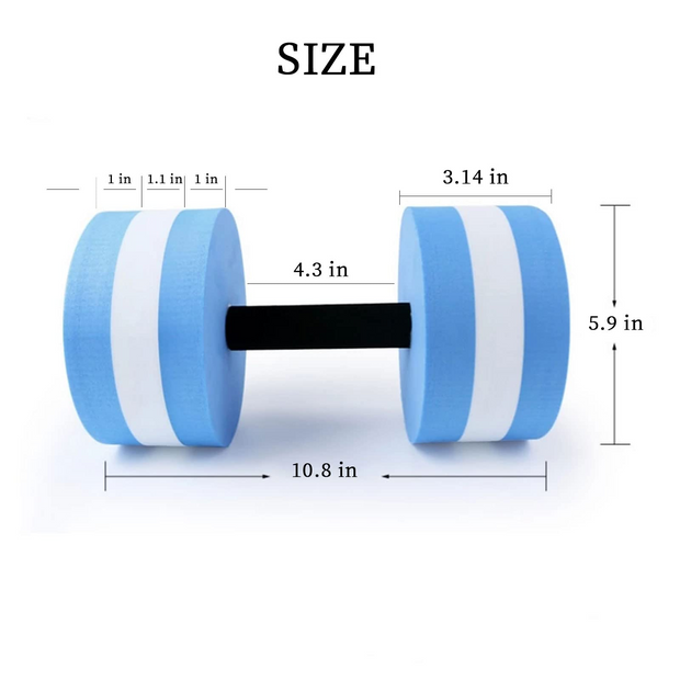 💧 EVA Water Dumbbells | Burn Fat, Tone Up, No Strain — Get Slim While You Splash!