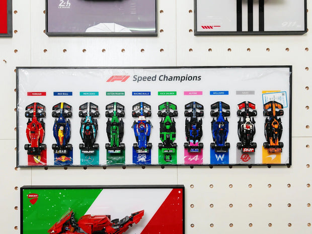 🏎️ Display wall frame for  Speed Champion series Full Collection /horizontal line display