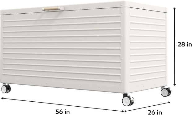 Modern Outdoor Deck Box - Sleek, Durable & Spacious