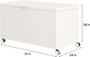 Modern Outdoor Deck Box - Sleek, Durable & Spacious