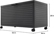 Modern Outdoor Deck Box - Sleek, Durable & Spacious