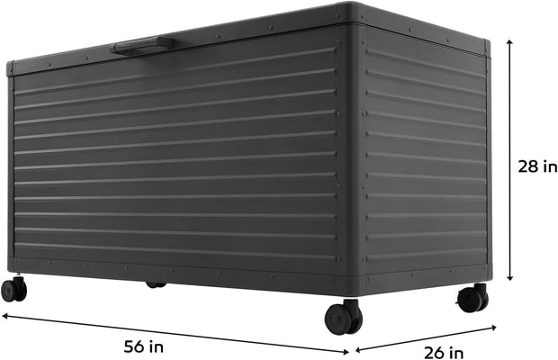 Modern Outdoor Deck Box - Sleek, Durable & Spacious