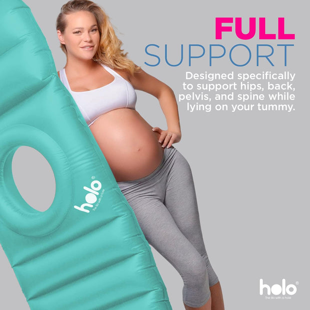 Float Your Bump in Bliss – The Ultimate Belly Down Pregnancy Pillow for Land & Water Comfort