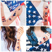 Explode with Style! 90PCS 4th of July Tattoos – Stars, Stripes & Fireworks That Scream FREEDOM! US