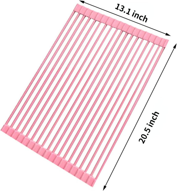 🌸 Silicone Over-the-Sink Rack – Foldable, Heat-Resistant &amp; Multipurpose