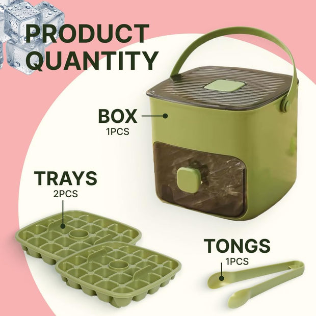 Freeze, Store, Enjoy: The Ultimate Ice Cube Tray with Lids for Every Need🍹