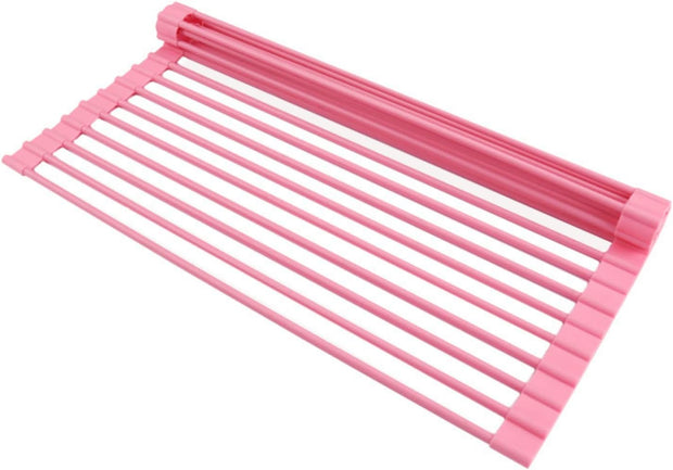 🌸 Silicone Over-the-Sink Rack – Foldable, Heat-Resistant &amp; Multipurpose