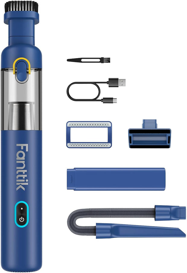 Crumbs in the car? Pet hair on your seats? Dust creeping into your keyboard? This mini cordless vacuum doesn’t clean — it devours.