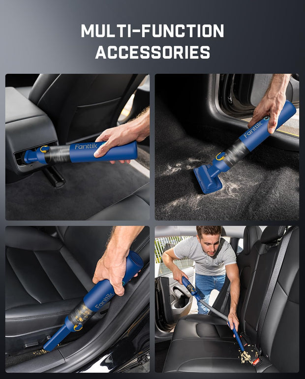 Crumbs in the car? Pet hair on your seats? Dust creeping into your keyboard? This mini cordless vacuum doesn’t clean — it devours.