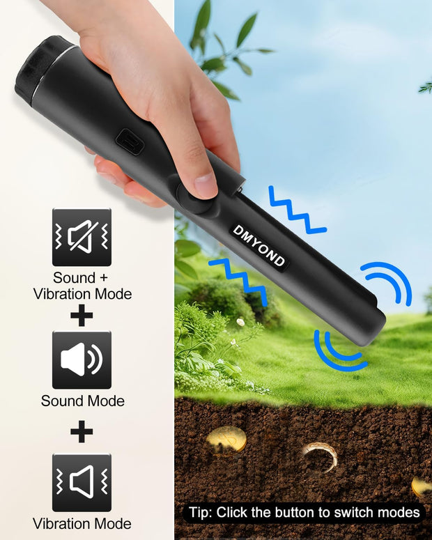 Ultra-Sensitive Handheld Metal Detector | Pinpoint Accuracy for Coins, Jewelry & Gold!
