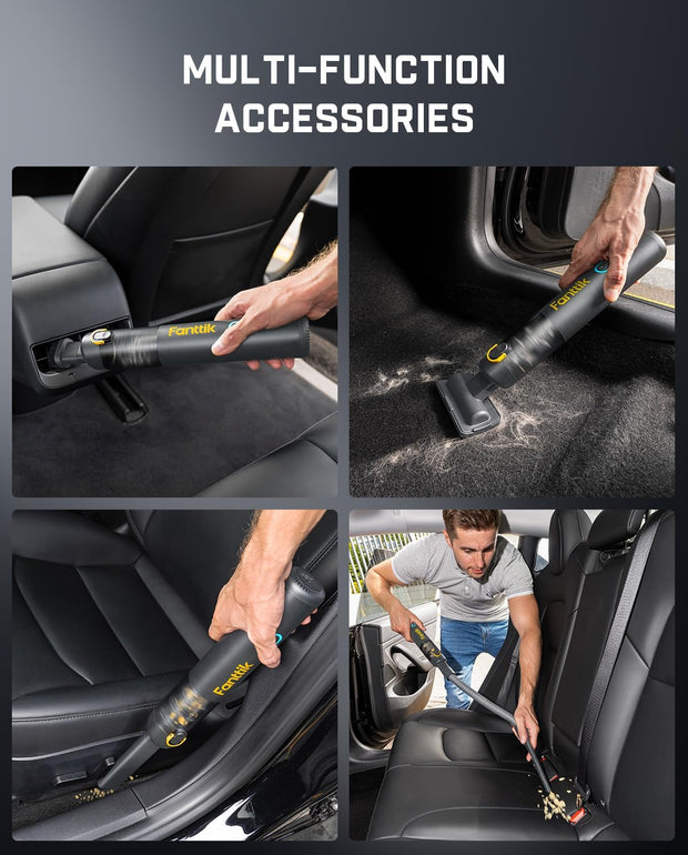 Crumbs in the car? Pet hair on your seats? Dust creeping into your keyboard? This mini cordless vacuum doesn’t clean — it devours.
