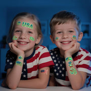 Explode with Style! 90PCS 4th of July Tattoos – Stars, Stripes & Fireworks That Scream FREEDOM! US