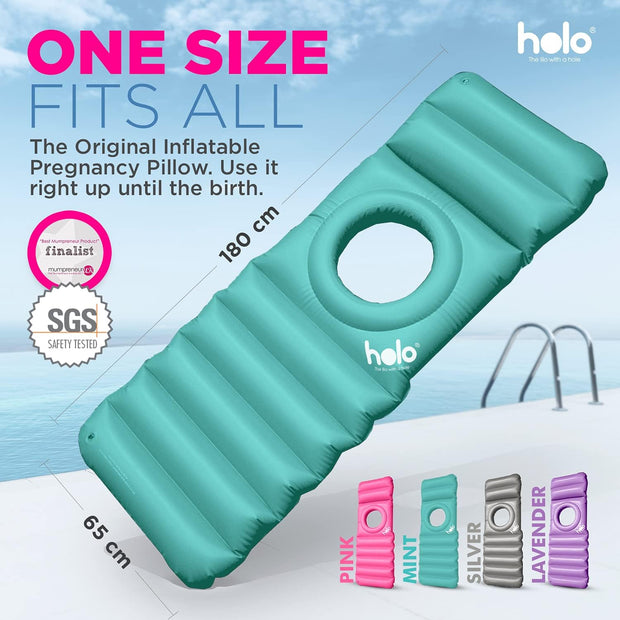 Float Your Bump in Bliss – The Ultimate Belly Down Pregnancy Pillow for Land & Water Comfort