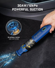 Crumbs in the car? Pet hair on your seats? Dust creeping into your keyboard? This mini cordless vacuum doesn’t clean — it devours.