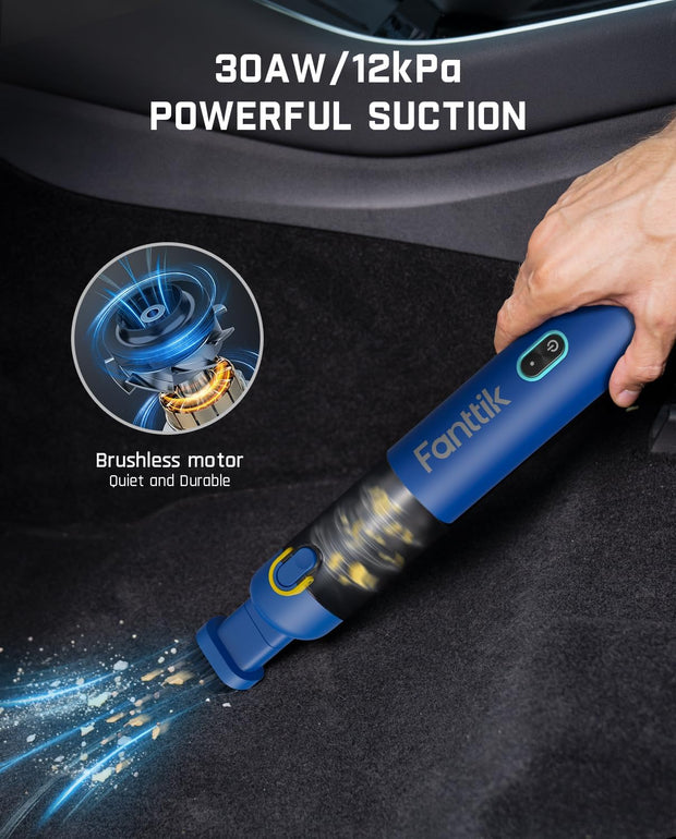 Crumbs in the car? Pet hair on your seats? Dust creeping into your keyboard? This mini cordless vacuum doesn’t clean — it devours.