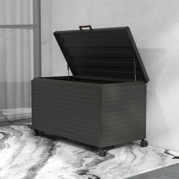 Modern Outdoor Deck Box - Sleek, Durable & Spacious