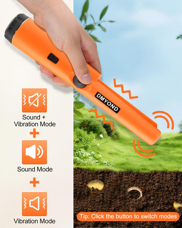 Ultra-Sensitive Handheld Metal Detector | Pinpoint Accuracy for Coins, Jewelry & Gold!