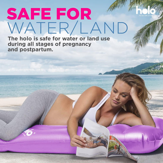 Float Your Bump in Bliss – The Ultimate Belly Down Pregnancy Pillow for Land & Water Comfort