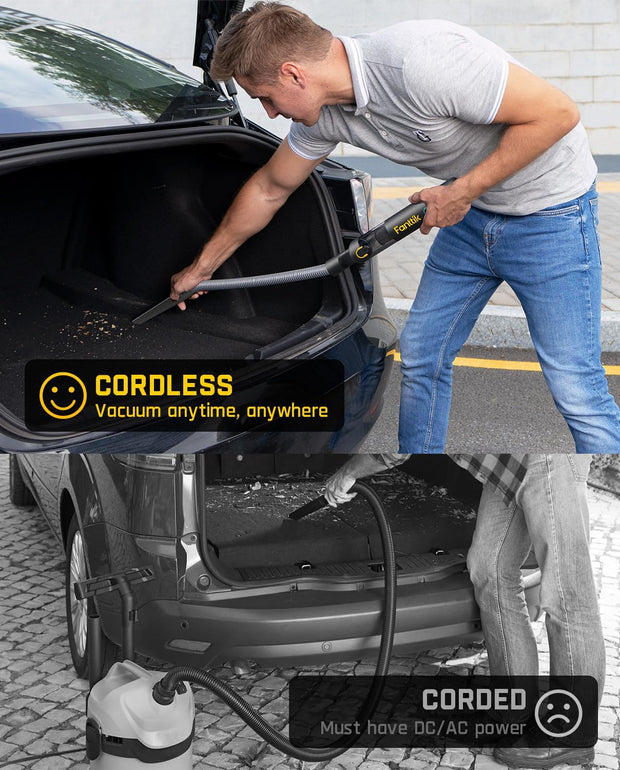 Crumbs in the car? Pet hair on your seats? Dust creeping into your keyboard? This mini cordless vacuum doesn’t clean — it devours.