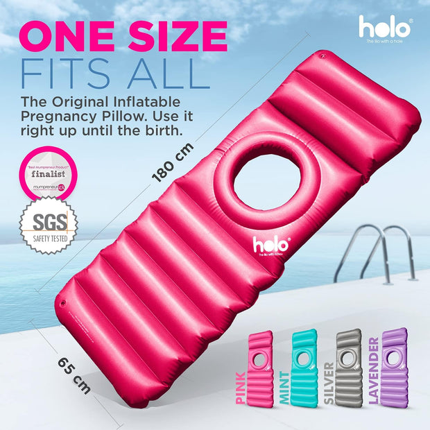 Float Your Bump in Bliss – The Ultimate Belly Down Pregnancy Pillow for Land & Water Comfort