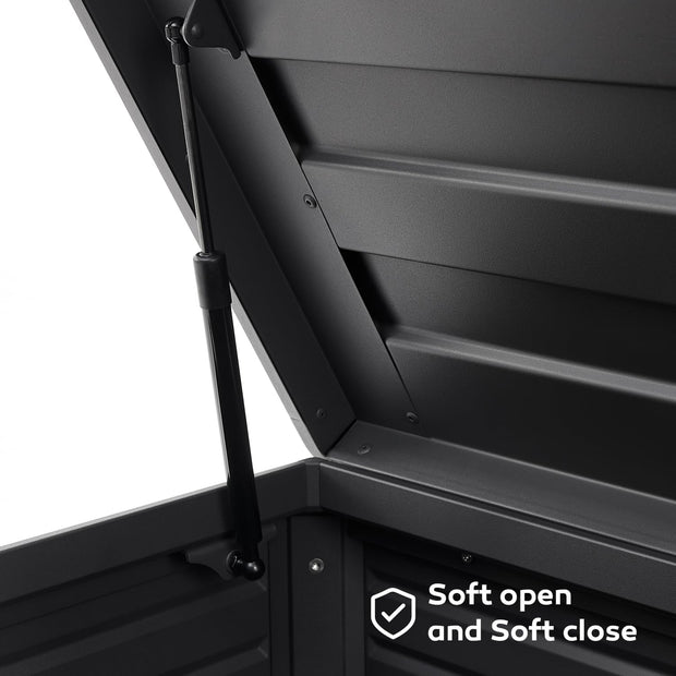 Modern Outdoor Deck Box - Sleek, Durable & Spacious