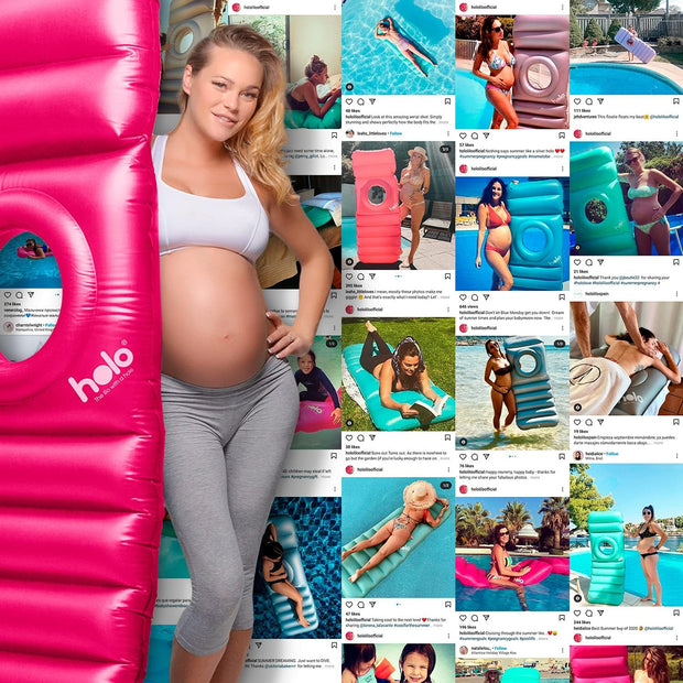 Float Your Bump in Bliss – The Ultimate Belly Down Pregnancy Pillow for Land & Water Comfort