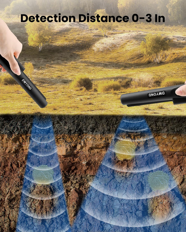 Ultra-Sensitive Handheld Metal Detector | Pinpoint Accuracy for Coins, Jewelry & Gold!