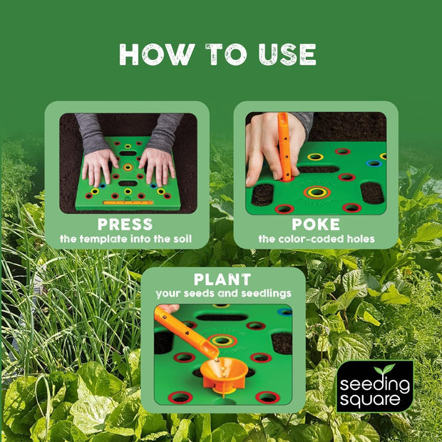 Smart Garden Planting Tool – Grow More Veggies in Less Space, Effortlessly!