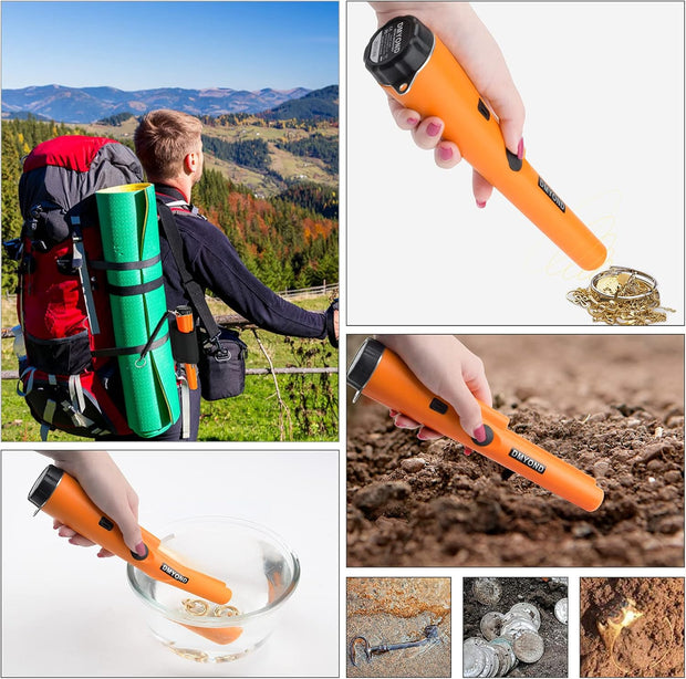 Ultra-Sensitive Handheld Metal Detector | Pinpoint Accuracy for Coins, Jewelry & Gold!