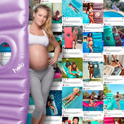 Float Your Bump in Bliss – The Ultimate Belly Down Pregnancy Pillow for Land & Water Comfort