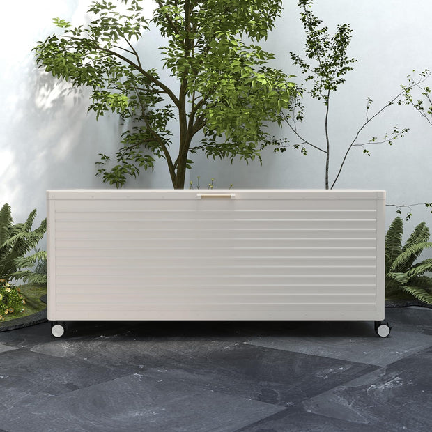 Modern Outdoor Deck Box - Sleek, Durable & Spacious