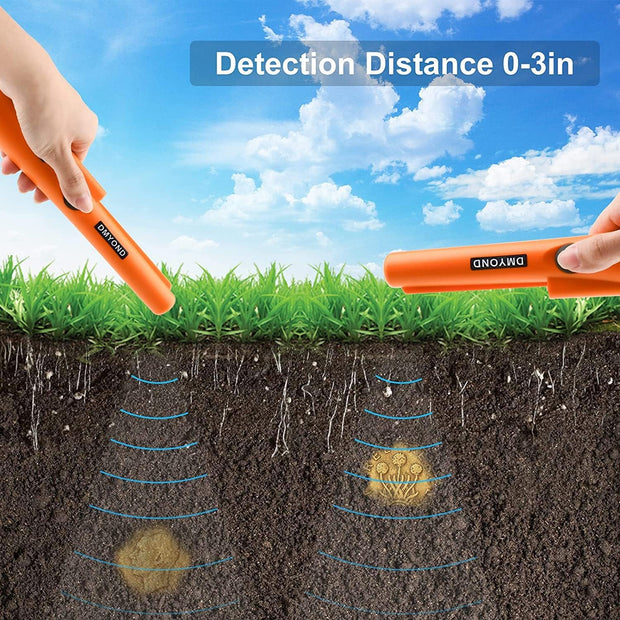Ultra-Sensitive Handheld Metal Detector | Pinpoint Accuracy for Coins, Jewelry & Gold!